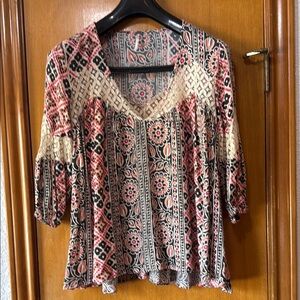 FREE PEOPLE Printed Top